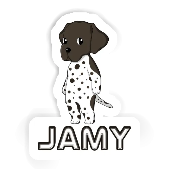 Sticker Jamy German Shorthaired Pointer Notebook Sticker Jamy German Shorthaired Pointer Gift package Image