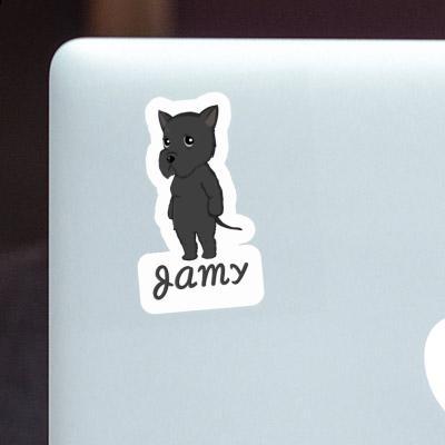 Jamy Sticker Giant Schnauzer Notebook Jamy Sticker Giant Schnauzer Gift package Image