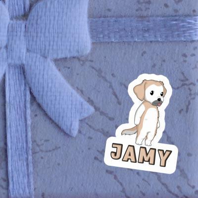 Sticker Golden Retriever Jamy Notebook Sticker Golden Retriever Jamy Gift package Image