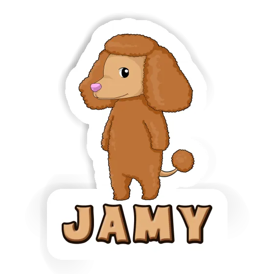 Sticker Jamy Poodle Notebook Sticker Jamy Poodle Gift package Image