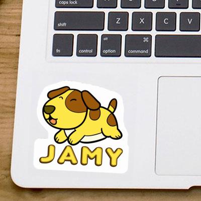 Autocollant Chien Jamy Notebook Image