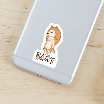 Jamy Sticker Collie Laptop Jamy Sticker Collie Laptop Image