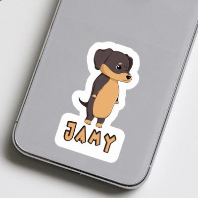 Teckel Autocollant Jamy Notebook Teckel Autocollant Jamy Gift package Image