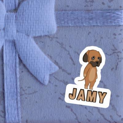 Autocollant Dogue allemand Jamy Notebook Autocollant Dogue allemand Jamy Gift package Image