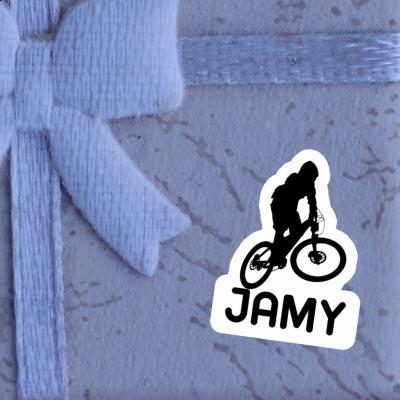Sticker Downhiller Jamy Notebook Image