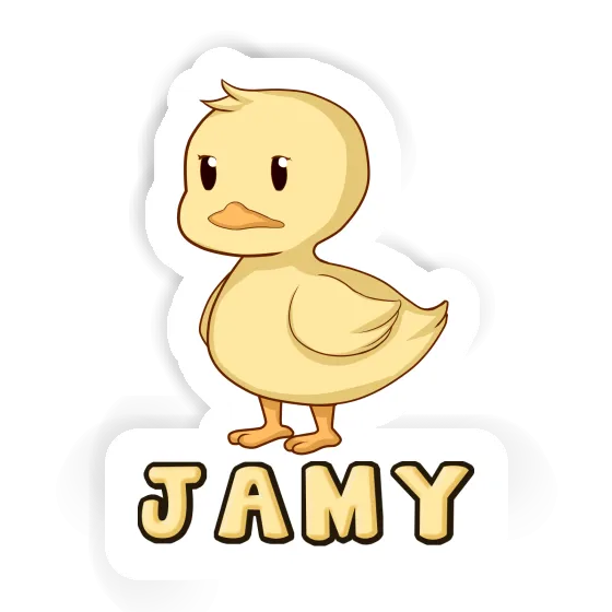 Sticker Ente Jamy Gift package Image