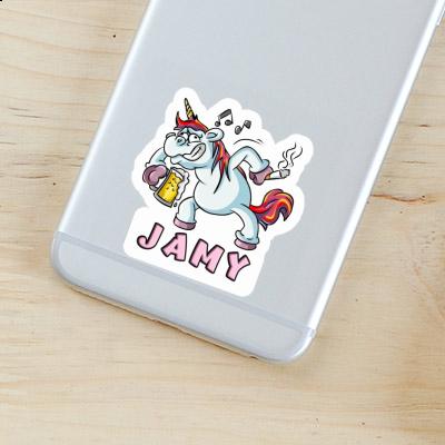Party-Einhorn Aufkleber Jamy Notebook Party-Einhorn Aufkleber Jamy Notebook Image