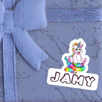 Autocollant Jamy Bébé licorne Laptop Autocollant Jamy Bébé licorne Laptop Image