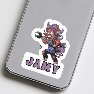 Autocollant Rockeuse Jamy Notebook Image