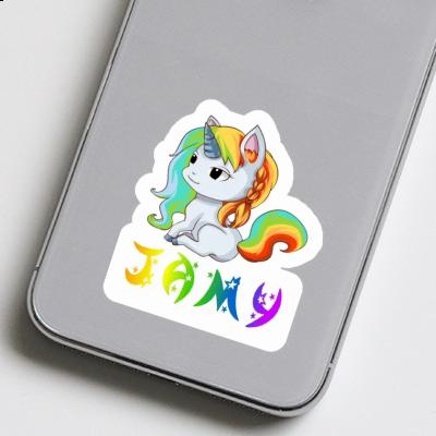 Licorne Autocollant Jamy Notebook Licorne Autocollant Jamy Gift package Image