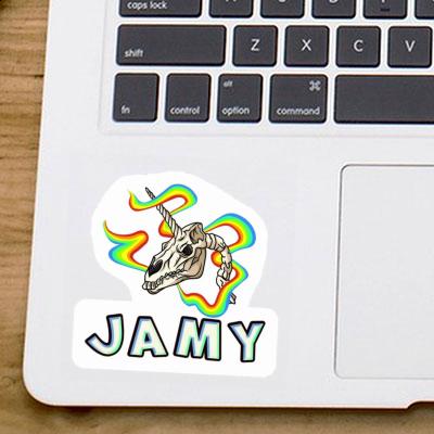 Autocollant Jamy Crâne de licorne Gift package Image