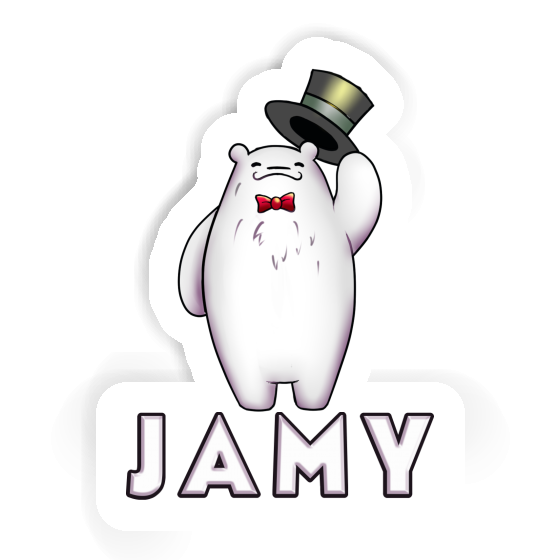 Jamy Autocollant Ours polaire Laptop Jamy Autocollant Ours polaire Laptop Image