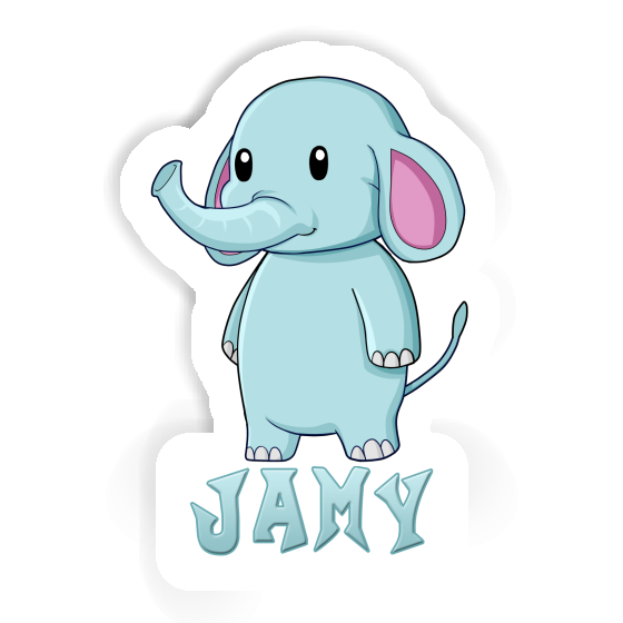 Elefant Aufkleber Jamy Notebook Image