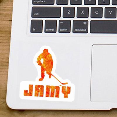 Aufkleber Jamy Eishockeyspieler Gift package Image