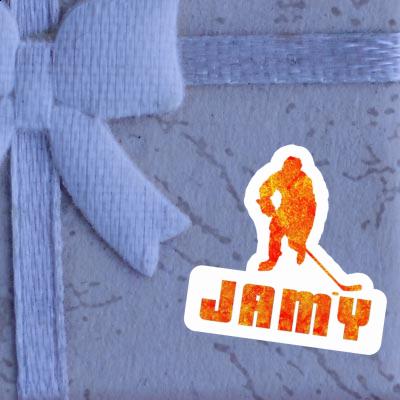 Aufkleber Jamy Eishockeyspieler Gift package Image