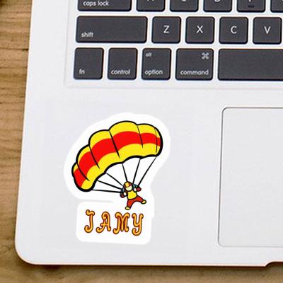 Autocollant Jamy Parachute Notebook Image