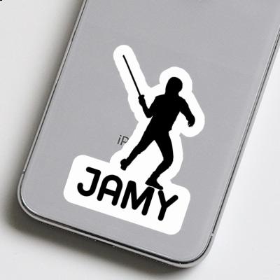 Sticker Jamy Fechter Notebook Sticker Jamy Fechter Notebook Image