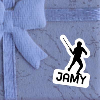 Autocollant Escrimeur Jamy Autocollant Escrimeur Jamy Image