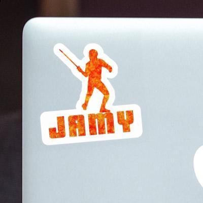 Sticker Jamy Fencer Notebook Sticker Jamy Fencer Notebook Image