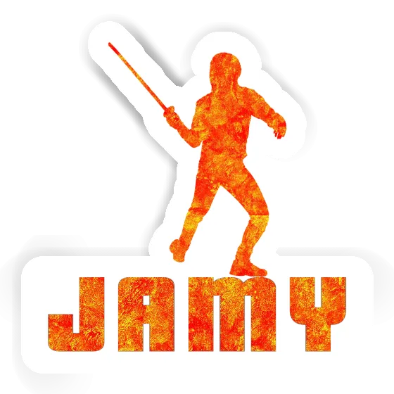 Autocollant Escrimeur Jamy Notebook Autocollant Escrimeur Jamy Notebook Image