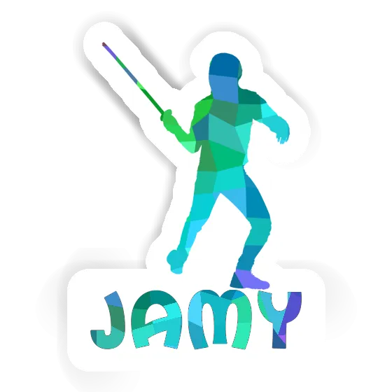 Escrimeur Autocollant Jamy Notebook Escrimeur Autocollant Jamy Notebook Image