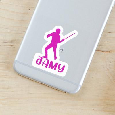 Escrimeur Autocollant Jamy Laptop Escrimeur Autocollant Jamy Laptop Image