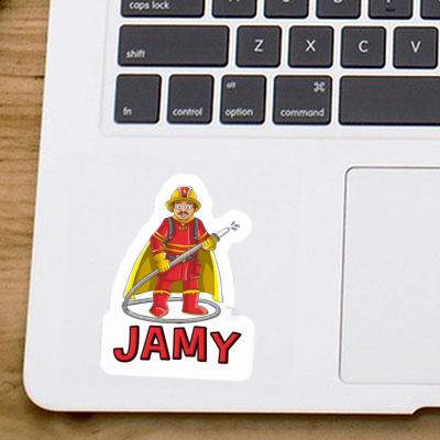 Sticker Jamy Feuerwehrmann Laptop Image