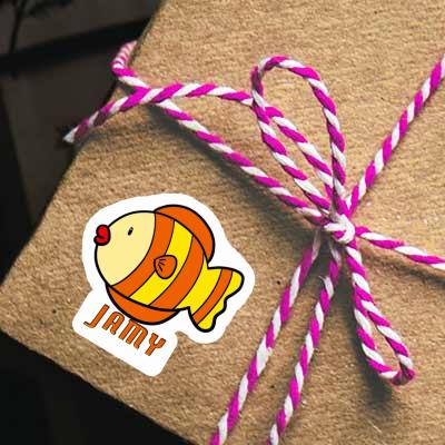 Sticker Jamy Fish Gift package Image