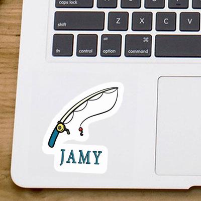 Angelrute Sticker Jamy Image