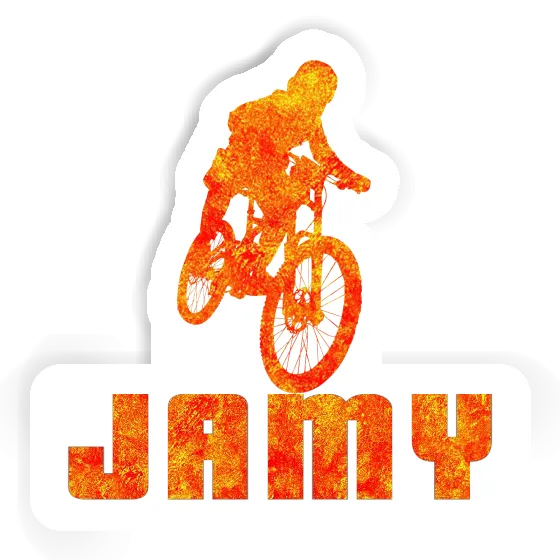 Aufkleber Jamy Freeride Biker Laptop Aufkleber Jamy Freeride Biker Laptop Image