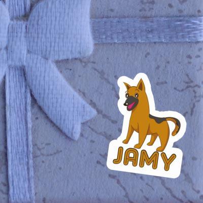 Autocollant Jamy Chien de berger Laptop Autocollant Jamy Chien de berger Laptop Image