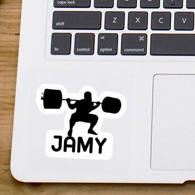 Weightlifter Sticker Jamy Gift package Image