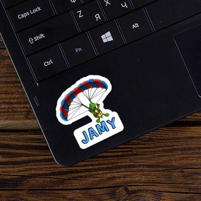 Sticker Jamy Gleitschirmpilot Image