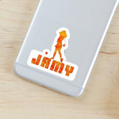 Sticker Golfer Jamy Laptop Sticker Golfer Jamy Laptop Image
