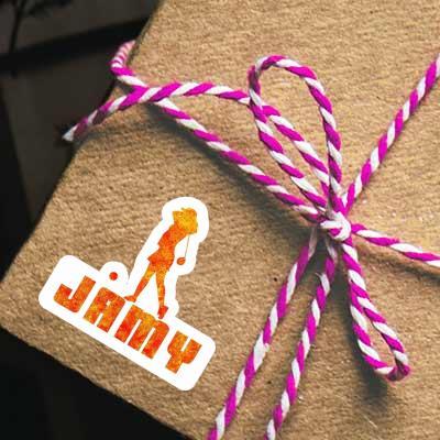 Sticker Golferin Jamy Notebook Image