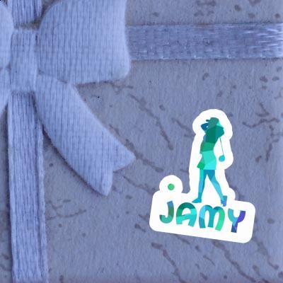 Sticker Jamy Golferin Gift package Image