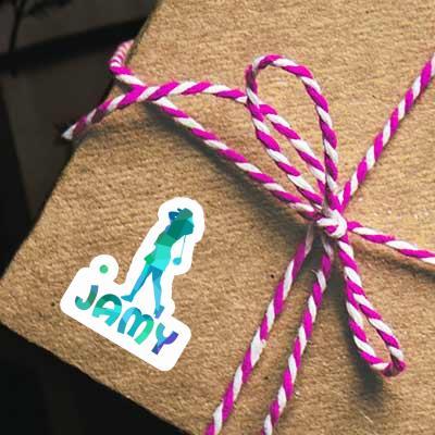 Sticker Jamy Golferin Notebook Image
