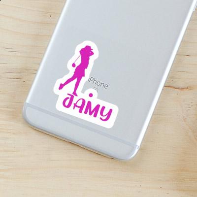 Sticker Jamy Golfer Image