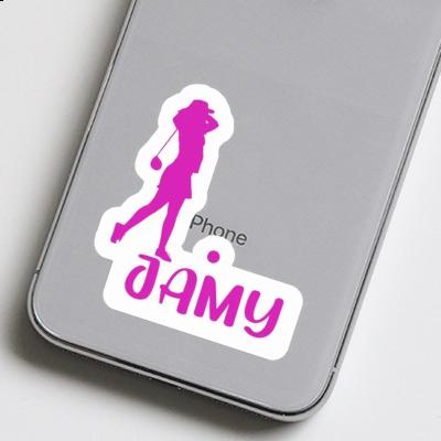Jamy Aufkleber Golferin Gift package Image