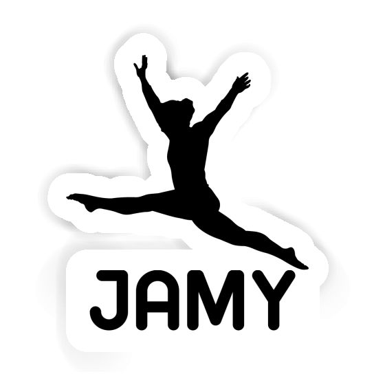 Autocollant Gymnaste Jamy Laptop Image