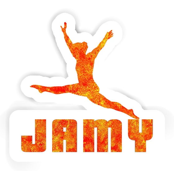 Autocollant Gymnaste Jamy Image