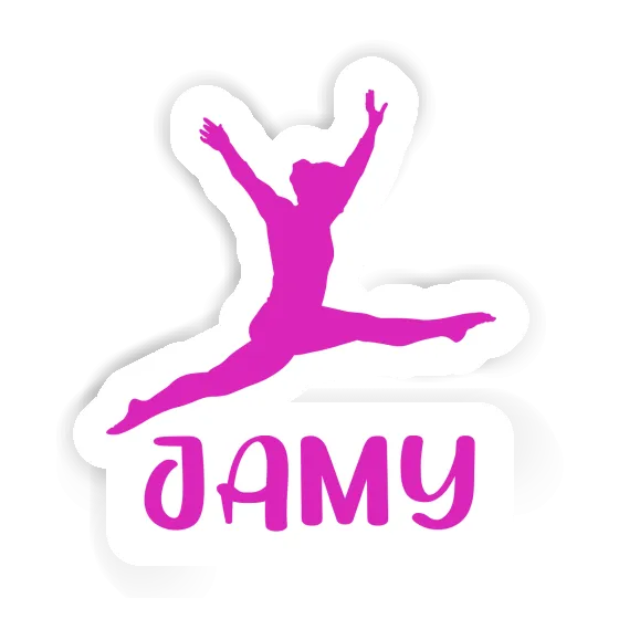 Gymnaste Autocollant Jamy Laptop Image
