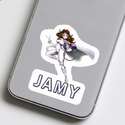 Sticker Jamy Hairdresser Notebook Sticker Jamy Hairdresser Gift package Image