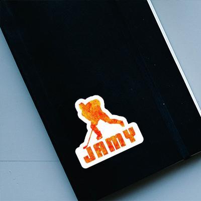 Jamy Sticker Eishockeyspieler Gift package Image