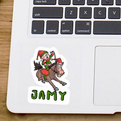 Aufkleber Reiter Jamy Notebook Image