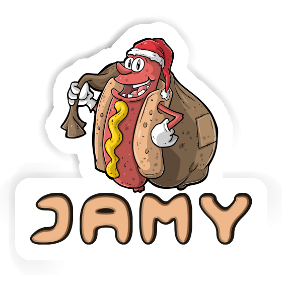 Hot-dog de Noël Autocollant Jamy Notebook Hot-dog de Noël Autocollant Jamy Gift package Image