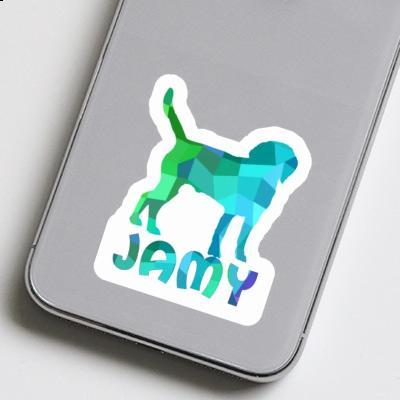 Chien Autocollant Jamy Laptop Image
