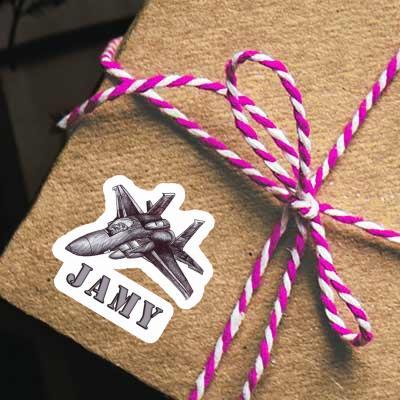 Sticker Jamy Plane Image