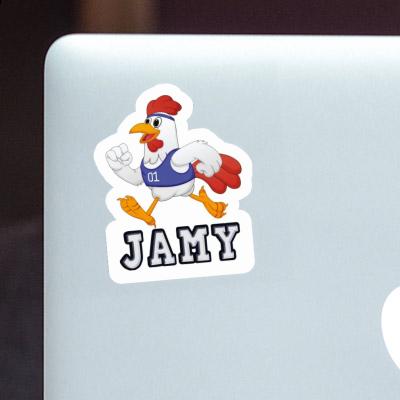 Jamy Aufkleber Läufer Notebook Image