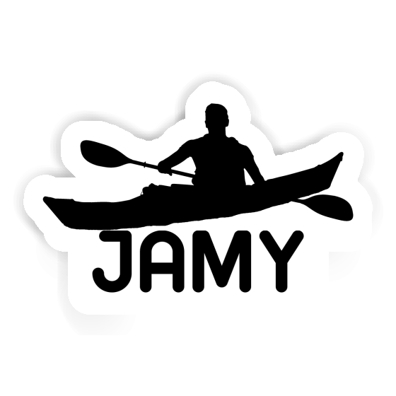Aufkleber Jamy Kajakfahrer Notebook Image